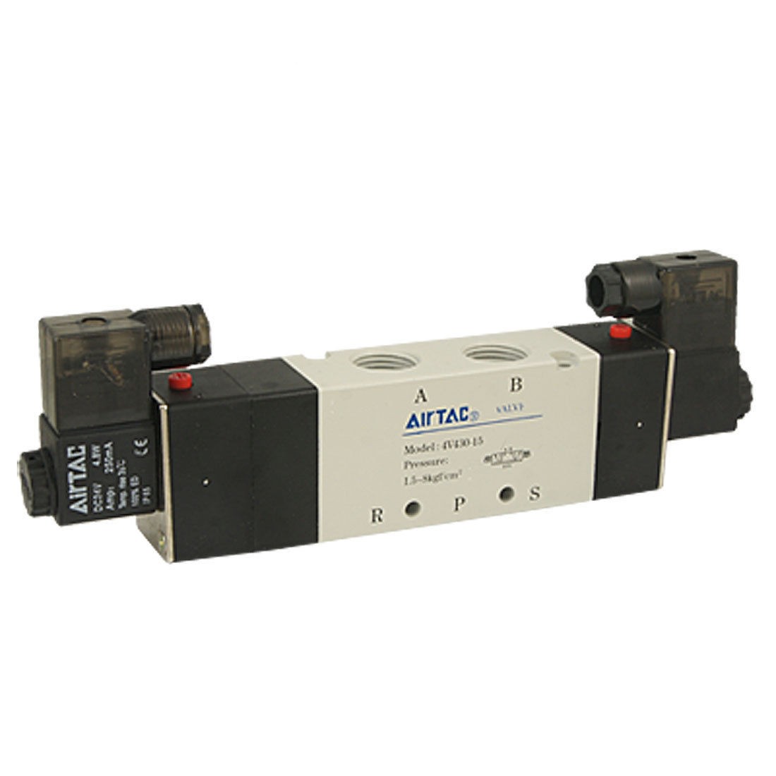 DC 24V 4V430 15 3 Position 5 Way Air Solenoid Valve Eauxq