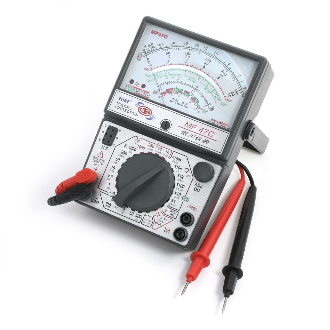 LV/LI Capacitance LED Regulator Tube Testing Analog Multitester MF-47C