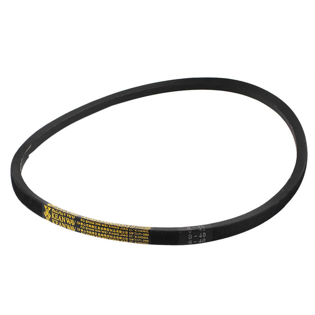 Machine Transmission B Type 40" Inner Girth 5/8" Width Vee V Belt Black