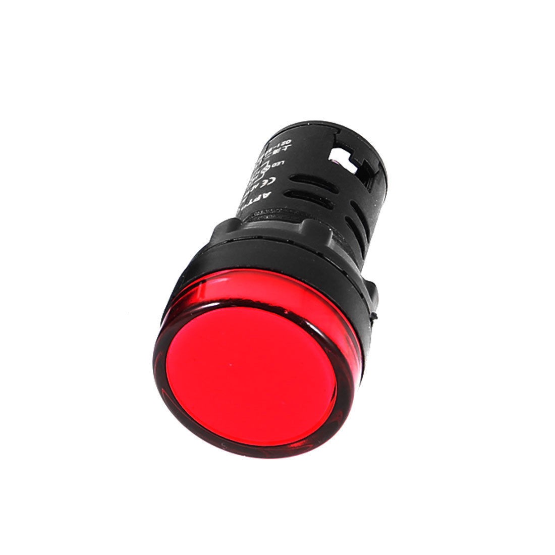 Round Top Red LED Pilot Signal Indicator Lamp AC 380V 20mA