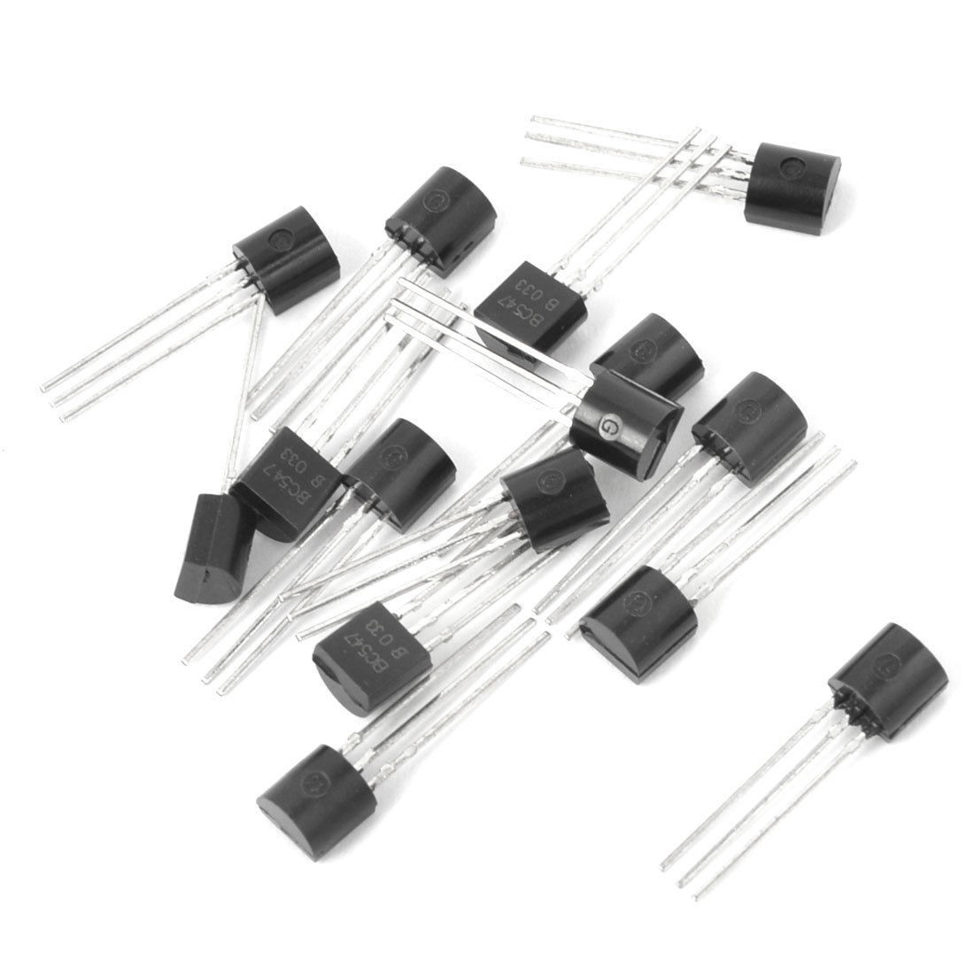 15Pcs TO-92 BC547 NPN Epitaxial Silicon Transistor 100mA 50V 500mW