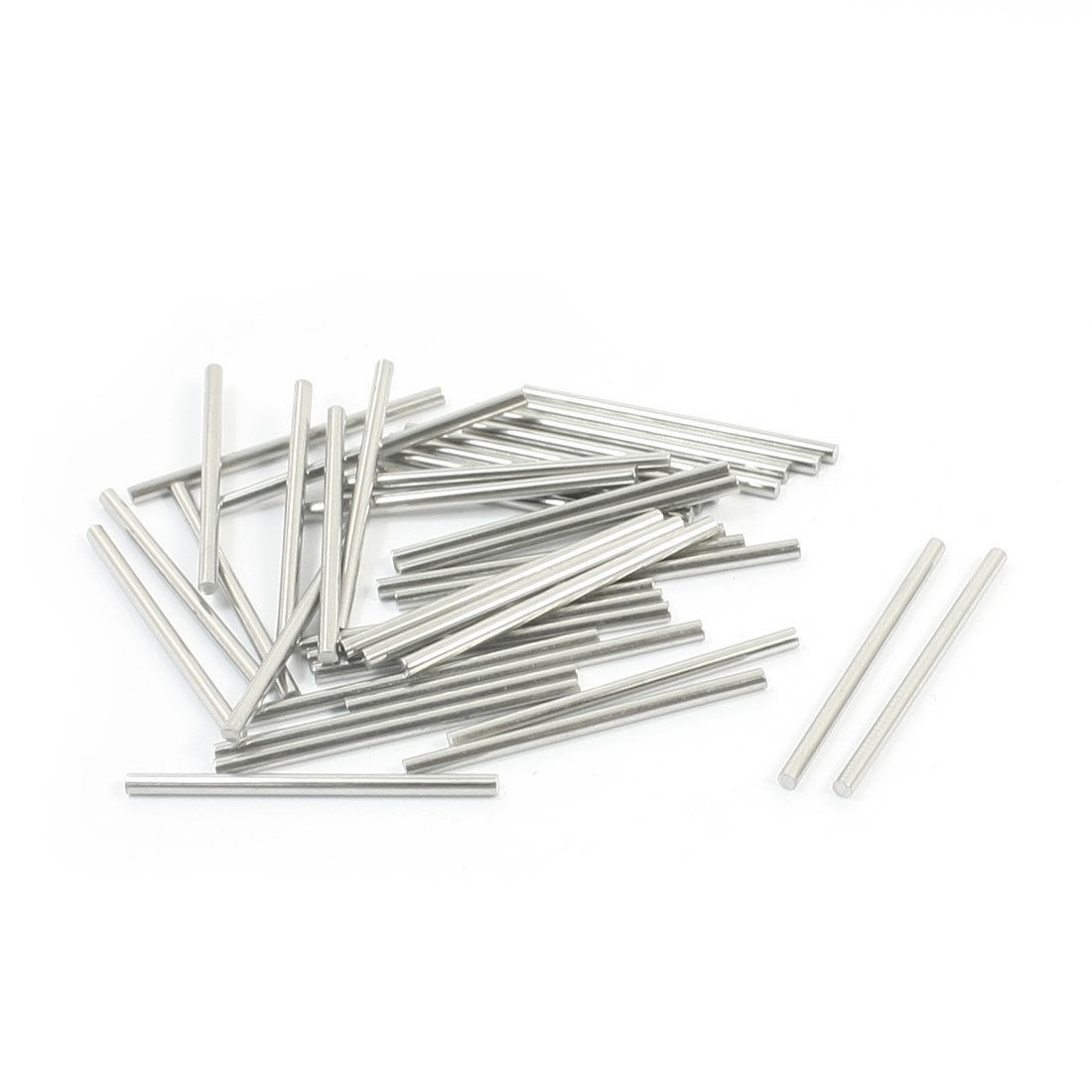 40pcs RC Model Airplane Replacement Stainless Steel Round Bars 35x2mm
