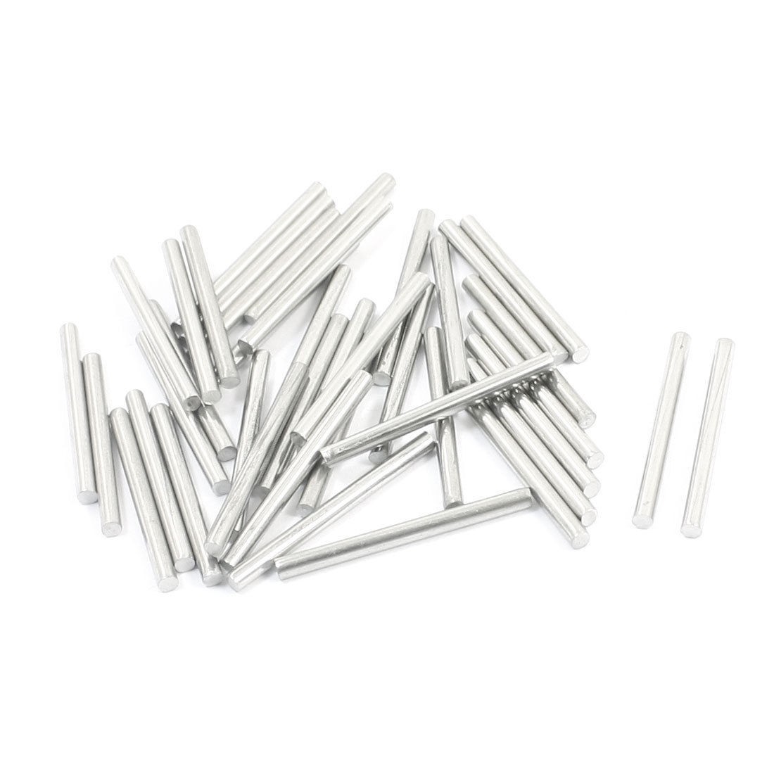 40pcs Stainless Steel Machinery Parts Component Round Bar 30x2.5mm