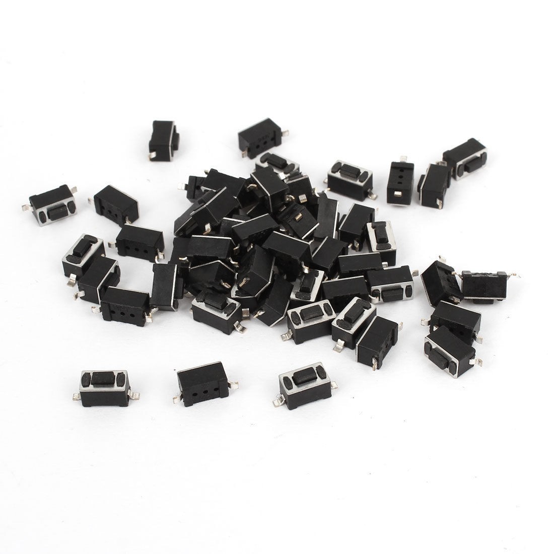 55Pcs Momentary Tact Tactile Push Button Switch 3x6x4.3mm 2-pin SMT