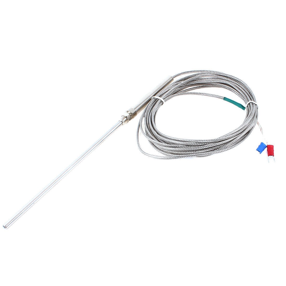 K Type 150mm x 5mm Temperature Controller Earth Thermocouple Probe 5M