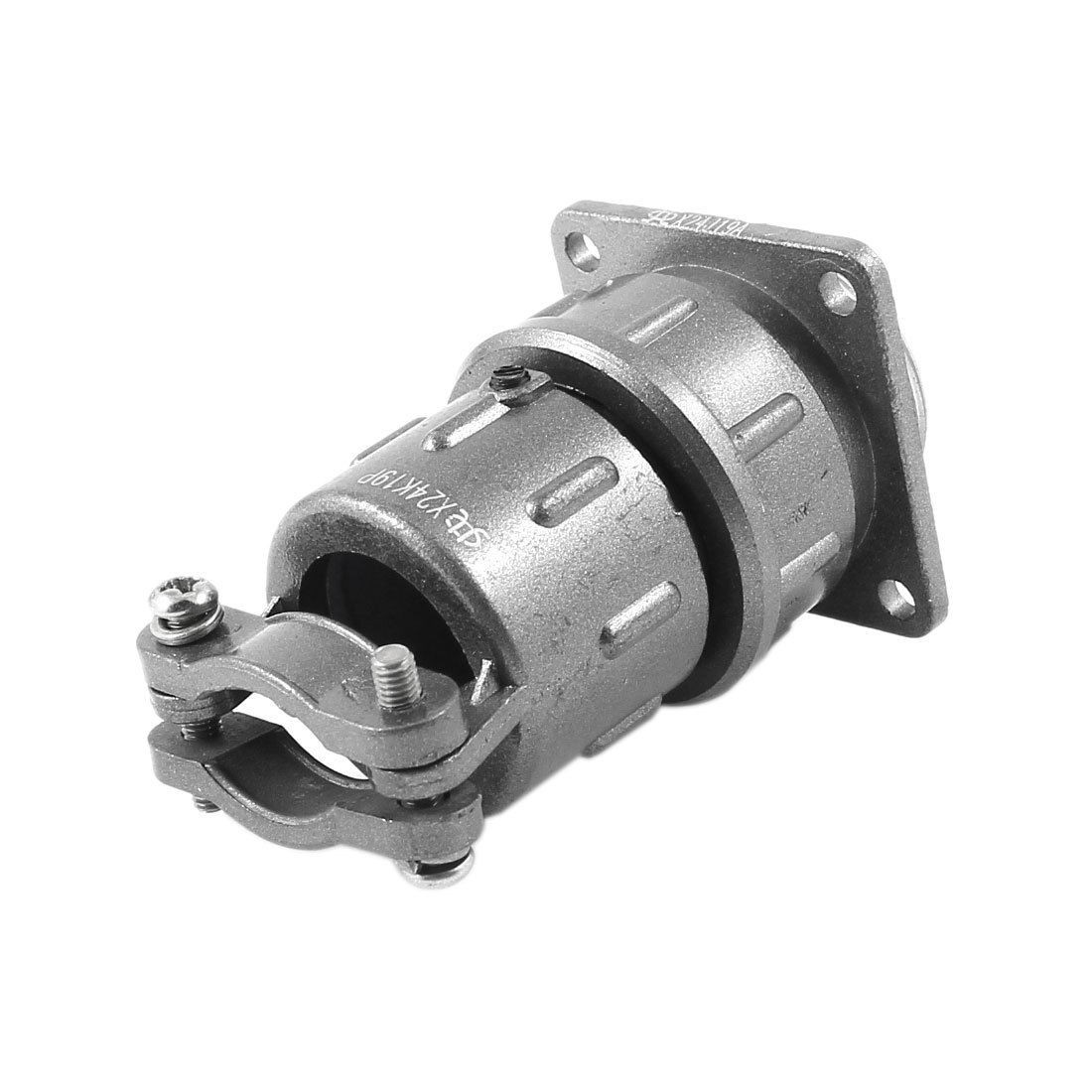 AC 500V 3A 19Pin Metal Aviation Connecting Plug  for 24mm Panel Hole