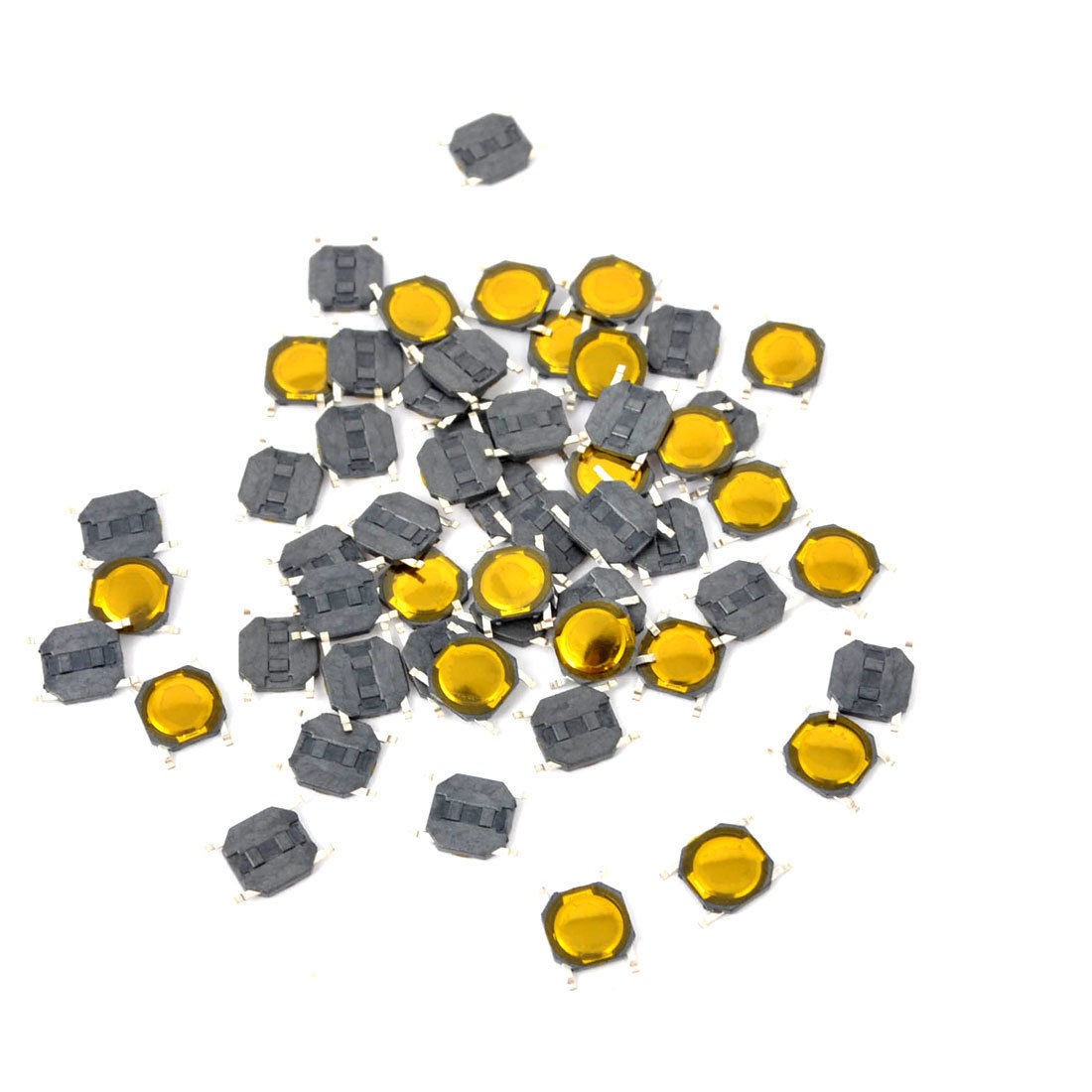 55Pcs Momentary Tact Tactile Push Button Switch 4x4x0.8mm 4-pin SMD