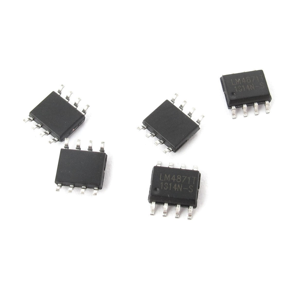 5 Pcs LM4871 SOP-8 8Pin Audio Power Amplifier IC Chip 1.1W 1.1 Watt