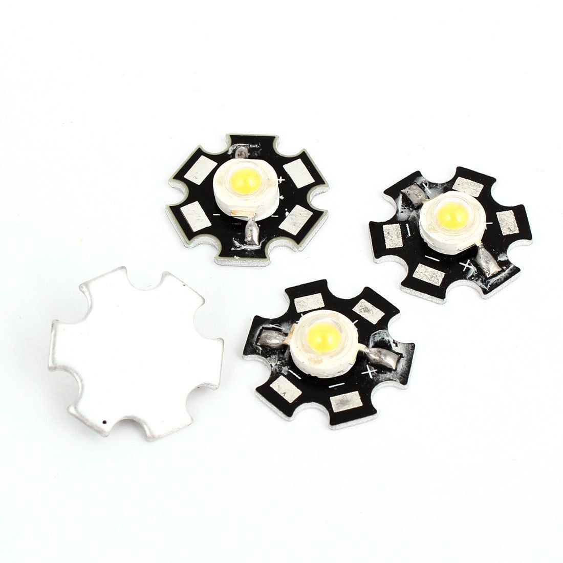 4pcs 1W 110-120LM Warm White LED Light Saving Energy Lamp Bead Emitter w Base