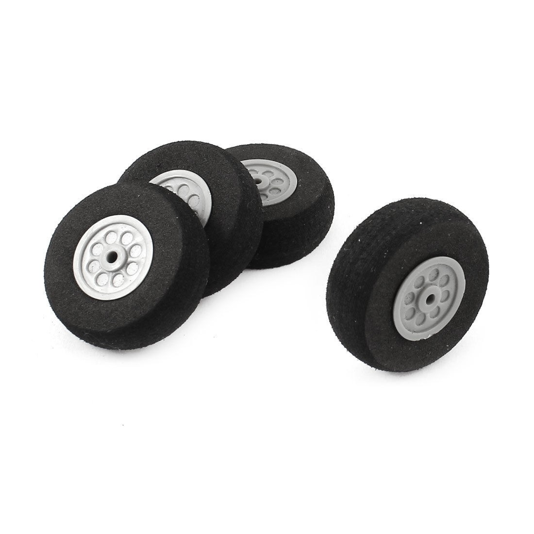 4 x RC Electric Toys Airplane Sponge Spoke Wheel 30mm x 10mm x 2mm