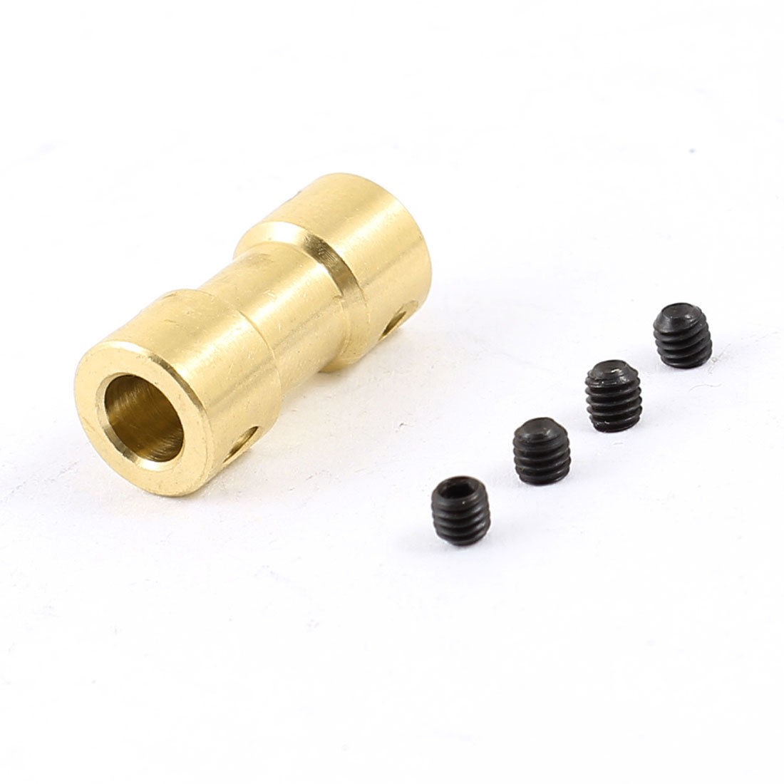 RC Airplane Helicopter 3mm to 5mm Brass Motor Shaft Coupling Coupler Connector