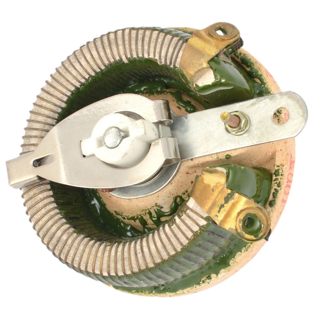 Ceramic Tray Wire Wound Variable Resistor Rheostat 100W 10 Ohm