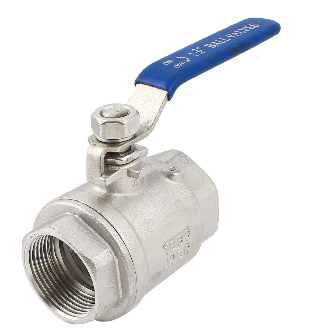 DN32 39mm Female Full Port Rotary Handle Stainless Steel Ball Valve