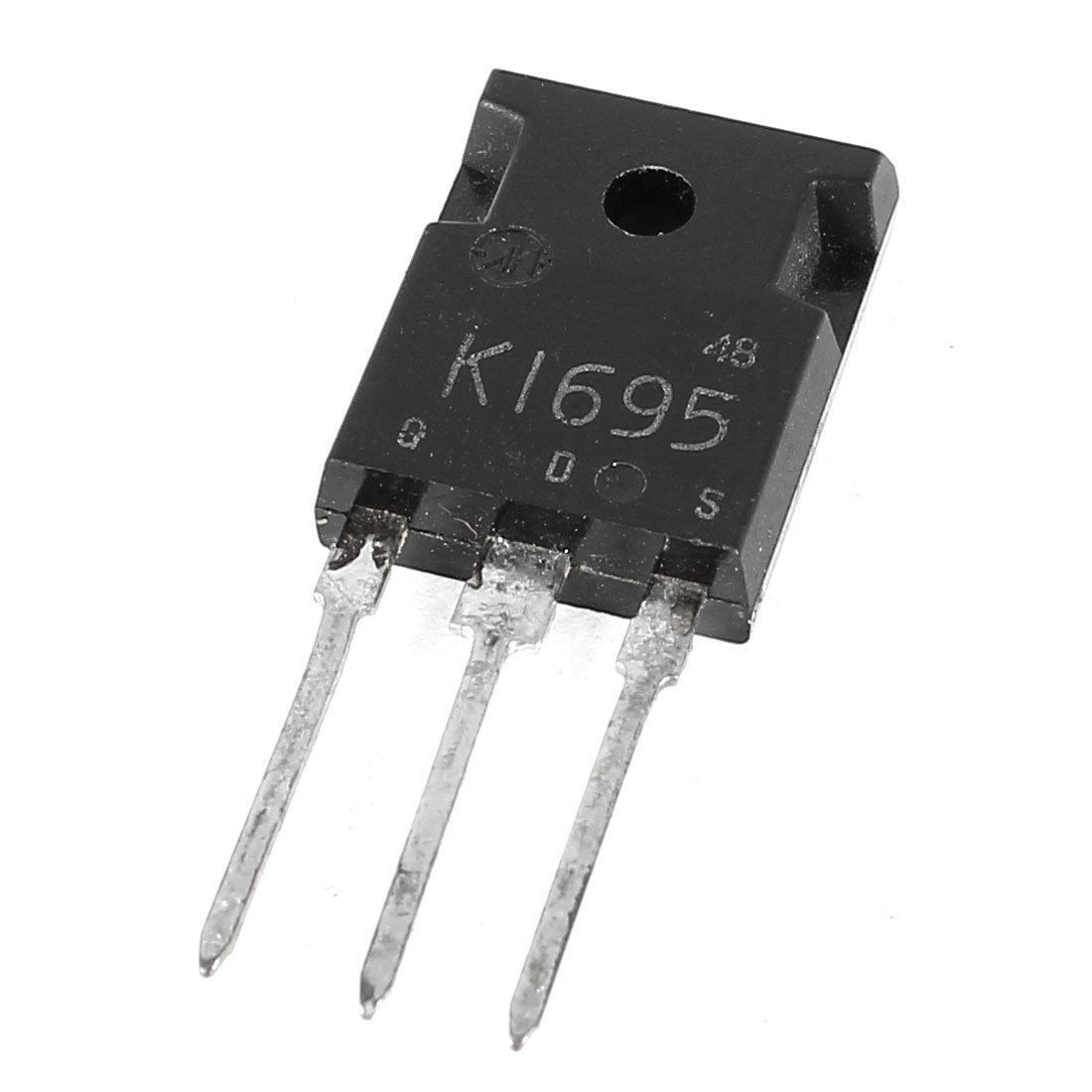 2SK1695 High Voltage Semiconductor 3 Pin NPN Power Transistor 10A 500V 80W