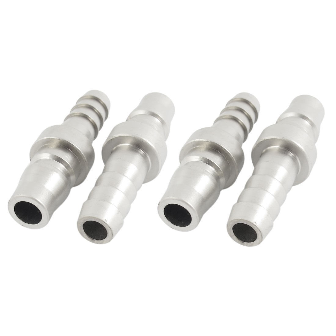 4 Pcs PH30 11mm Pipe Alloy Air Flow Quick Coupler Tube Connector