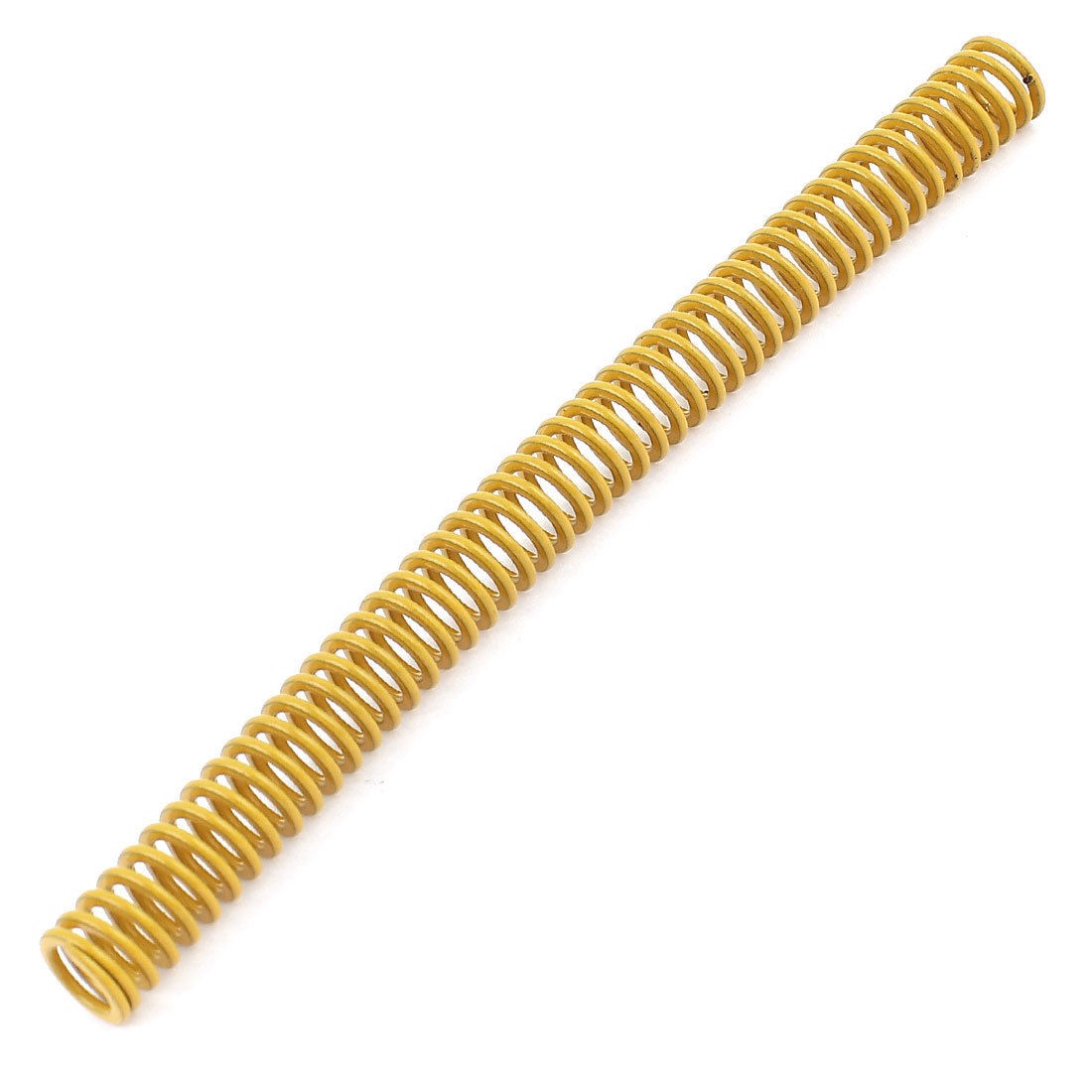 Lighter Load Yellow Spiral Stamping Compression Die Spring 8x100mm