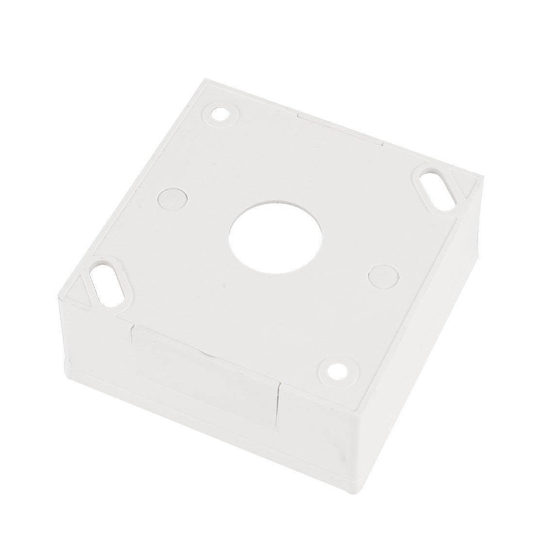 86mm x 86mm x 46mm PVC Cable Truncking End Cap Connector Adapter Fitting