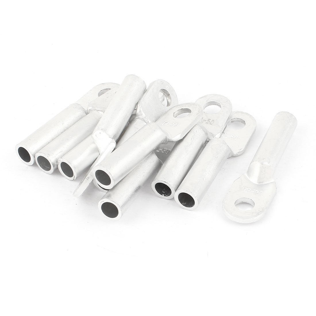 10pcs Compression Aluminum Cable Terminal Lug 11mm Ring for 1 AWG