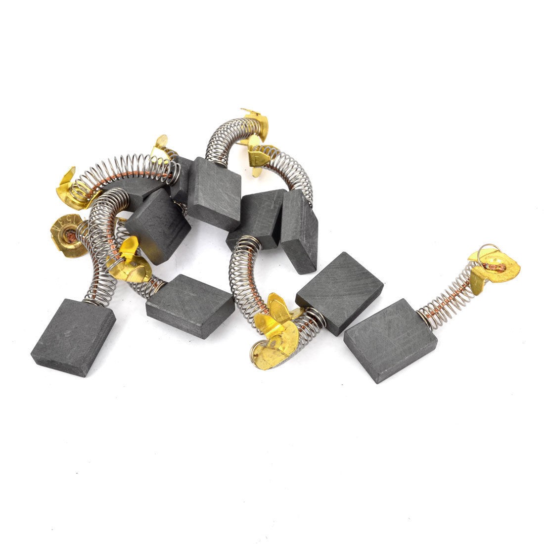 10 Pcs 20mm x 16mm x 6mm Spring Loaded Electric Motor Carbon Brushes