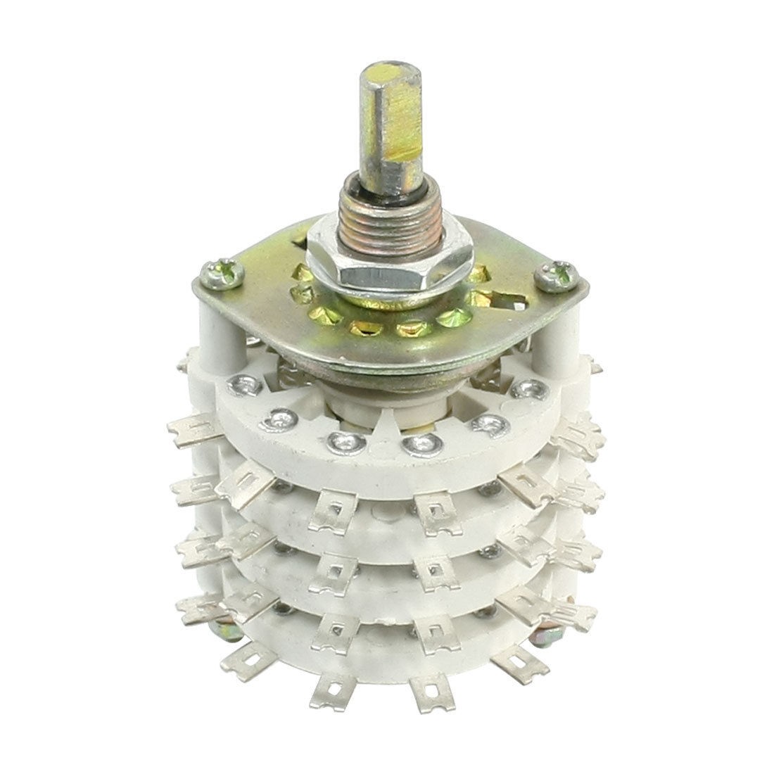 6mm Dia Shaft 8P5T 8 Pole 40 Position Band Channel Selector Rotary Switch