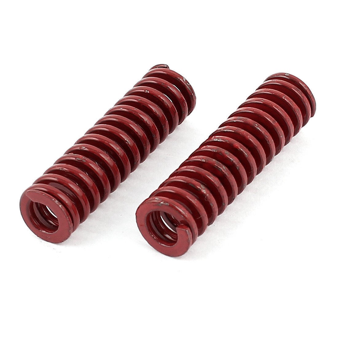 2Pcs Medium Load Red Spiral Stamping Compression Die Spring 8x30mm