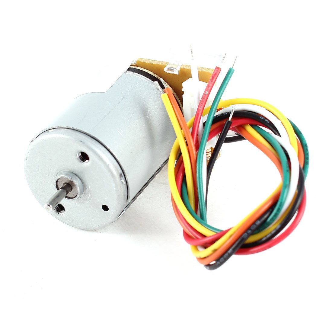 DC 12V 4300RPM 42mA RF371 Encoder Speed Measuring Disk Micro Motor Silver Tone