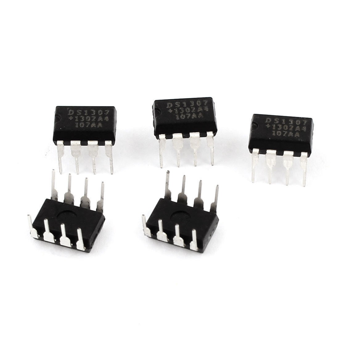 5 Pcs DS1307 DIP-8 56-Byte Serial RTC IC Real-Time Clock