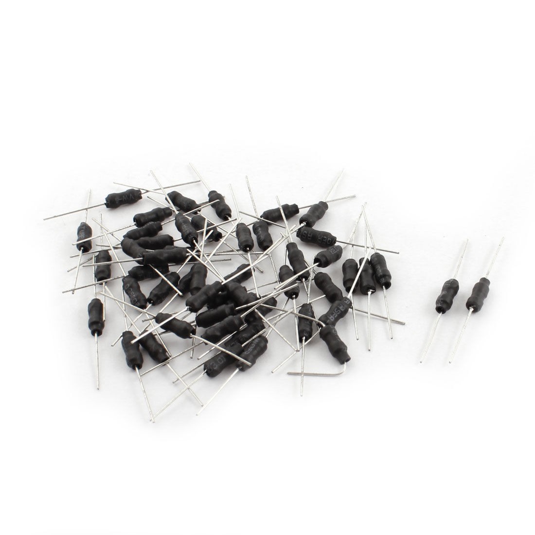 50PCS 3.3UH 500mA 10% Radial Leaded Choke Magnetic Core Inductors Black 3x6mm