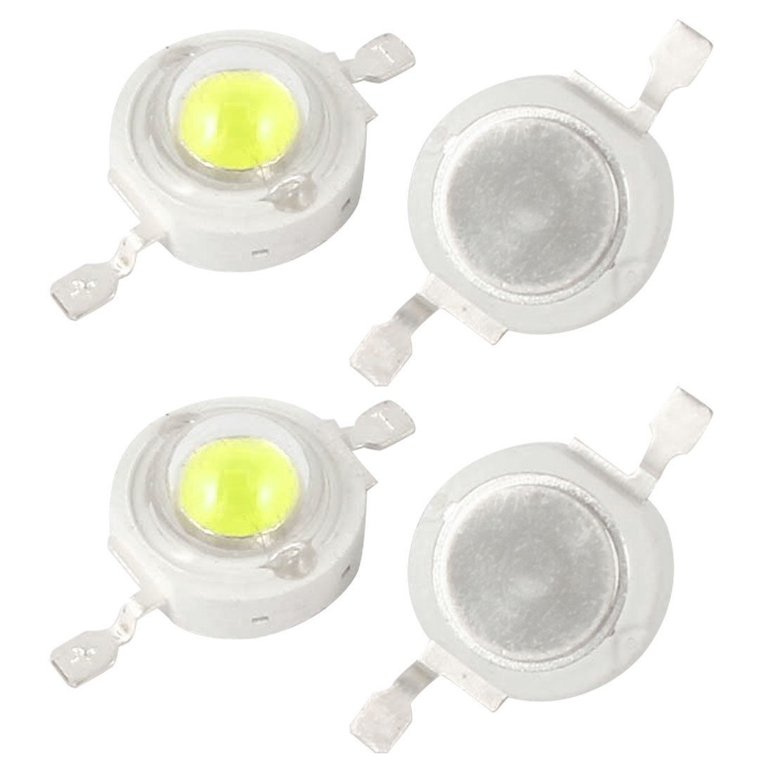 3W High Power White LED Light Bulb Bead Emitter 190-210LM 3.0-3.9V 4pcs