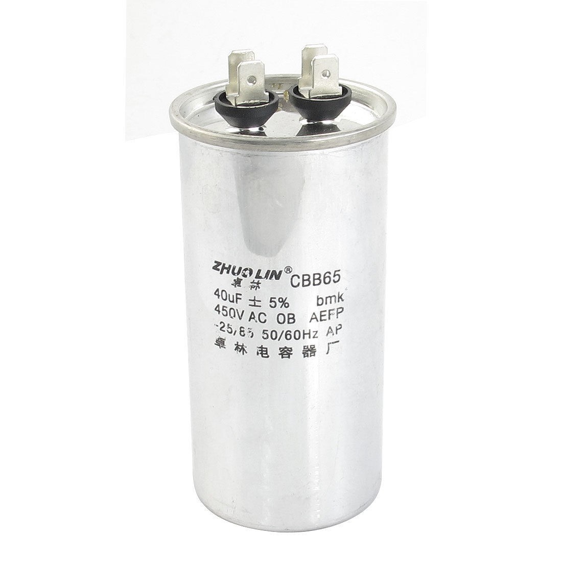 CBB65 40uF AC 450V Polypropylene Film Non Polar Motor Running Capacitor