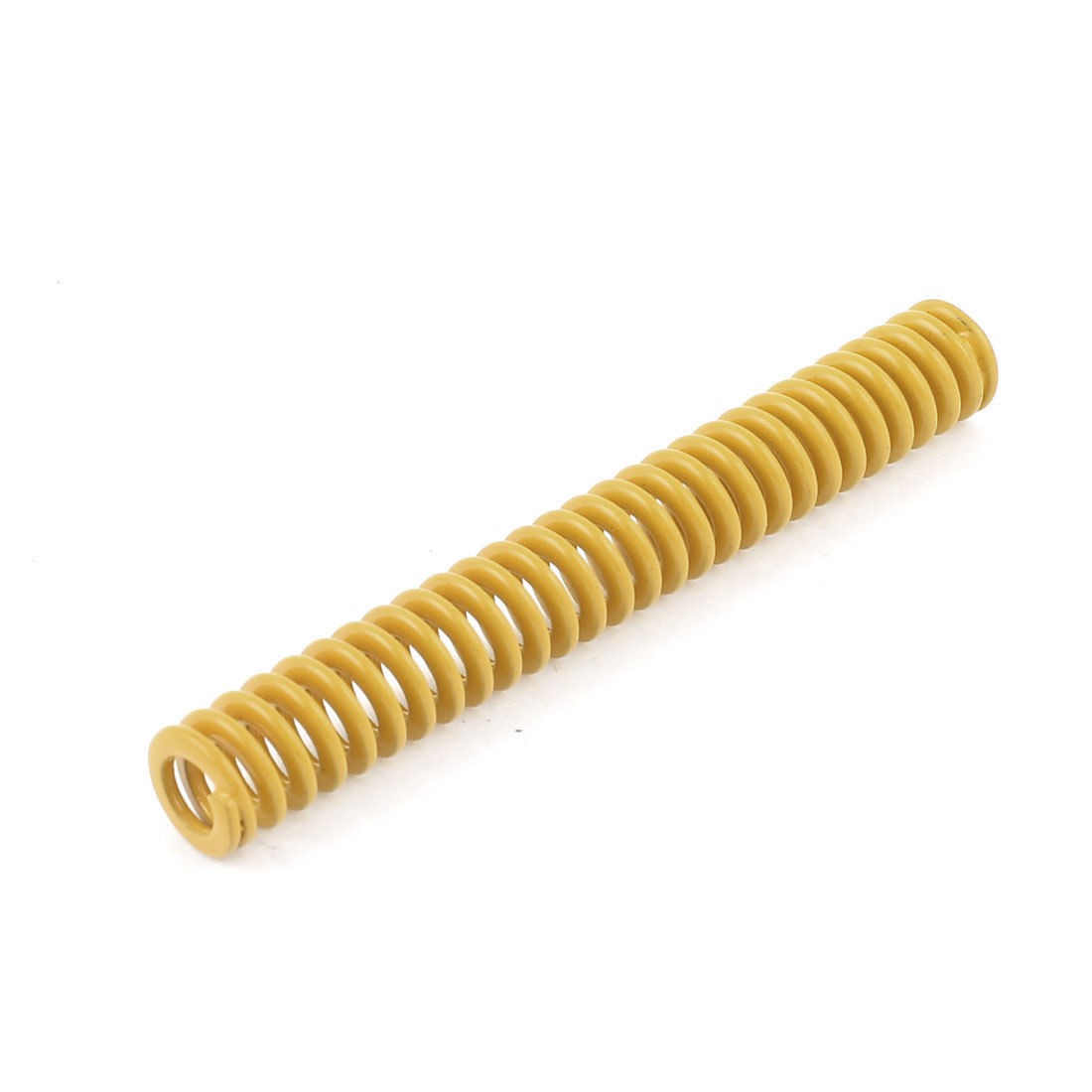 Lighter Load Yellow Spiral Stamping Compression Die Spring 10x75mm