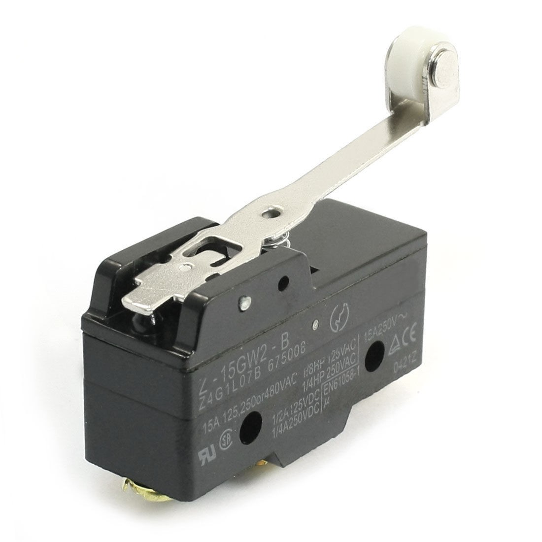 Long Roller Lever 3 Screw Terminal Momentary Limit Switch 15A Z-15GW2-B