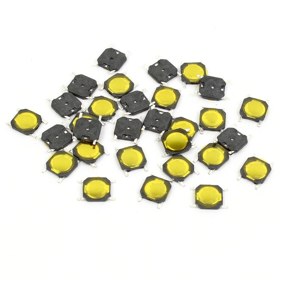 30 Pcs 5mmx5mmx0.8mm 4Pins SMD Momentary Push Button Tact Tactile Micro Switches