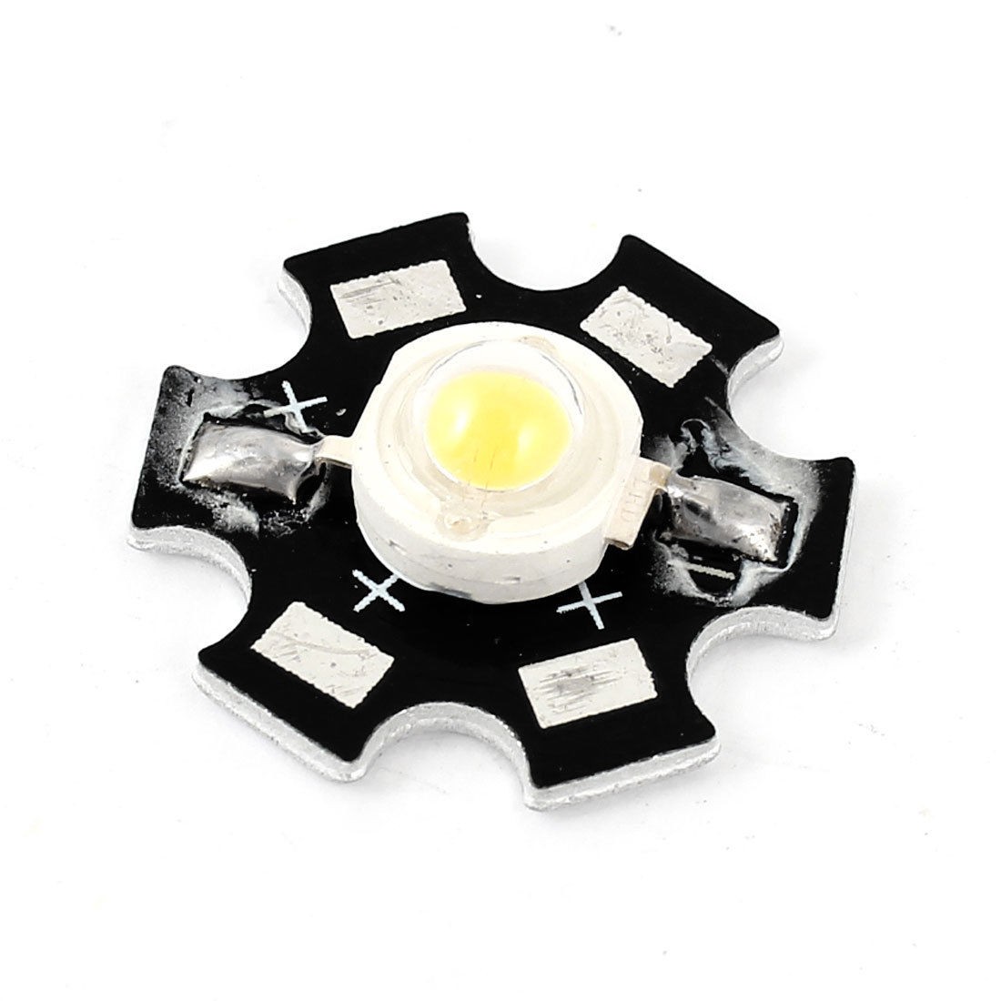 1 Watt 3000-3500K Warm White Light LED Lamp Bead Emitter 100-110LM w Star Base