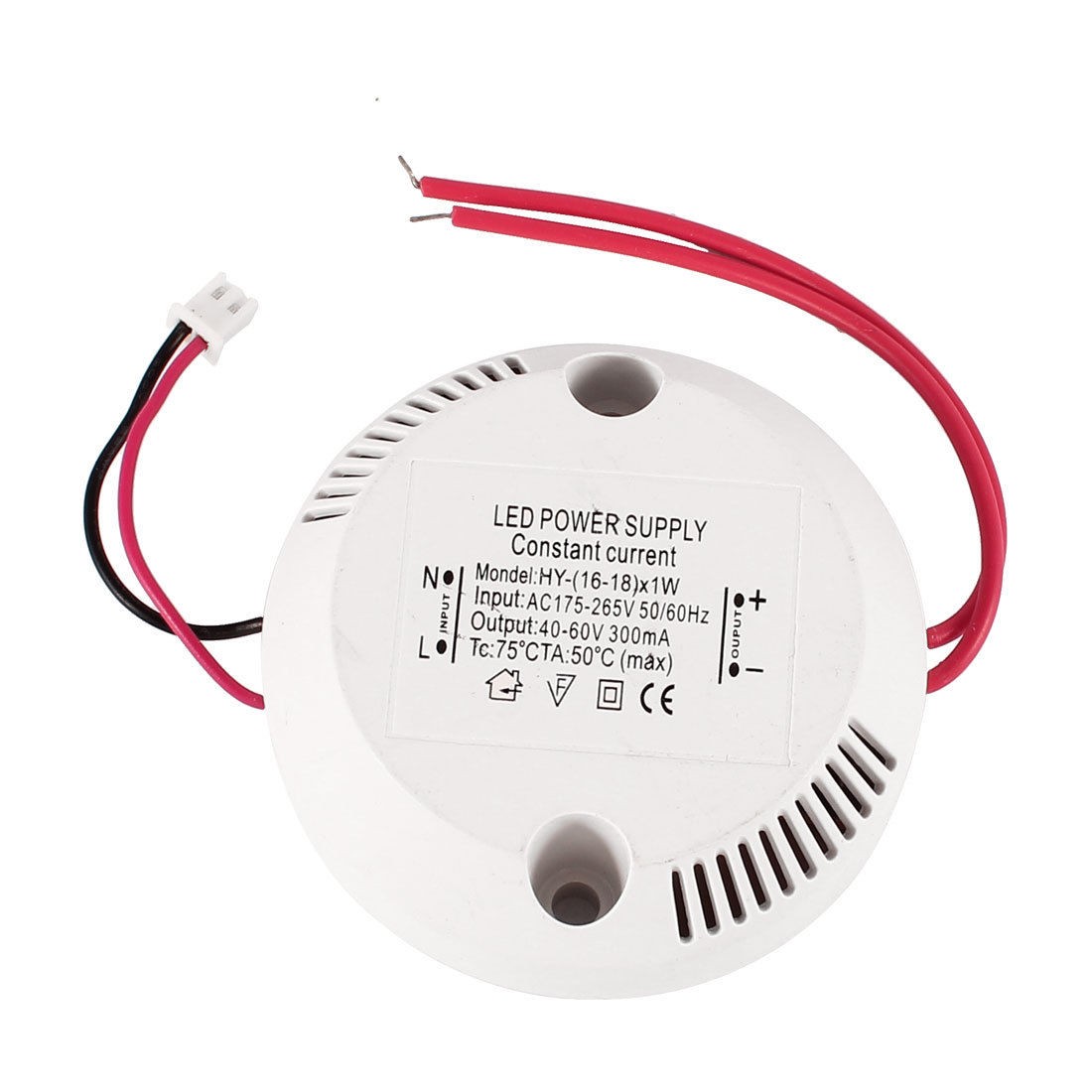 AC 175-265V to 40-60V 320mA (16-18)x1W Power Supply Transformer for LED Light