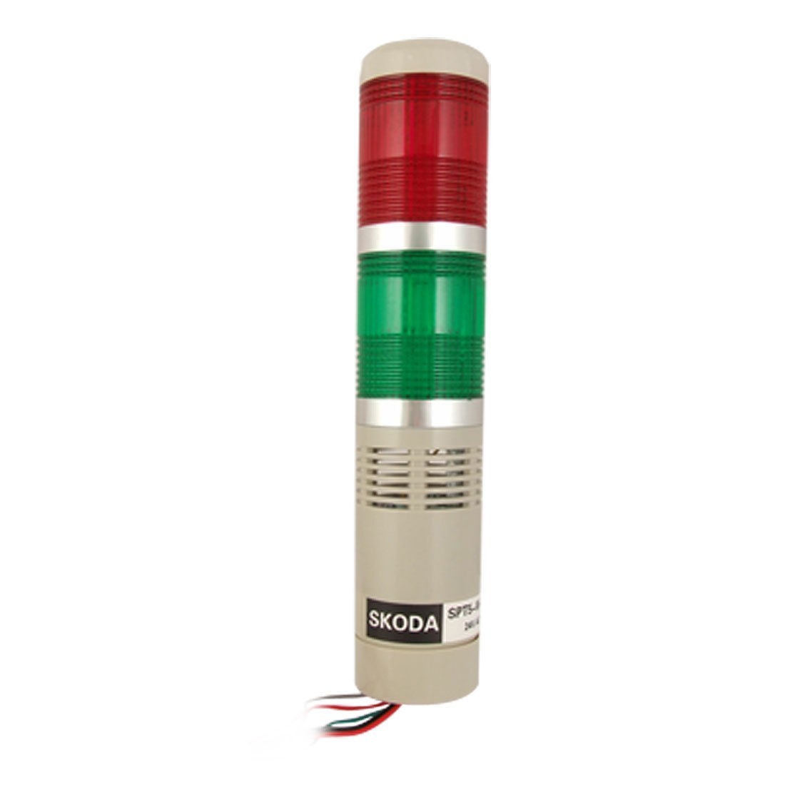 Red Green R/G Flash LED Industrial Signal Tower Stack Alarm Light 90dB DC24V
