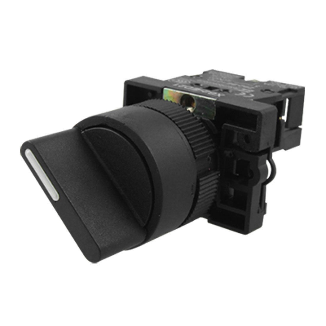 On/Off Two 2 Position Rotary Select Selector Switch 1 NO 10A 600V AC XB2-ED21