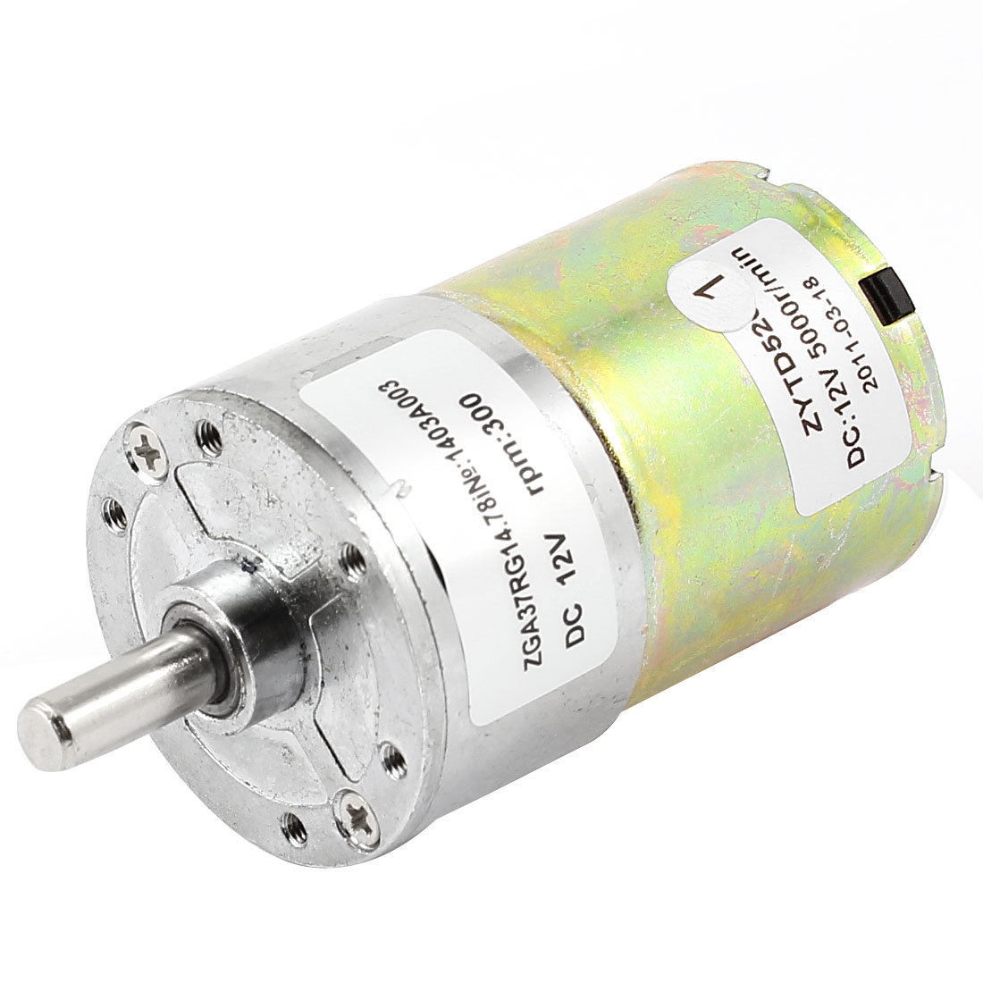DC 12V 5000RPM 6mm Shaft Dia Speed Reduce Magnetic Electric Geared Box Motor