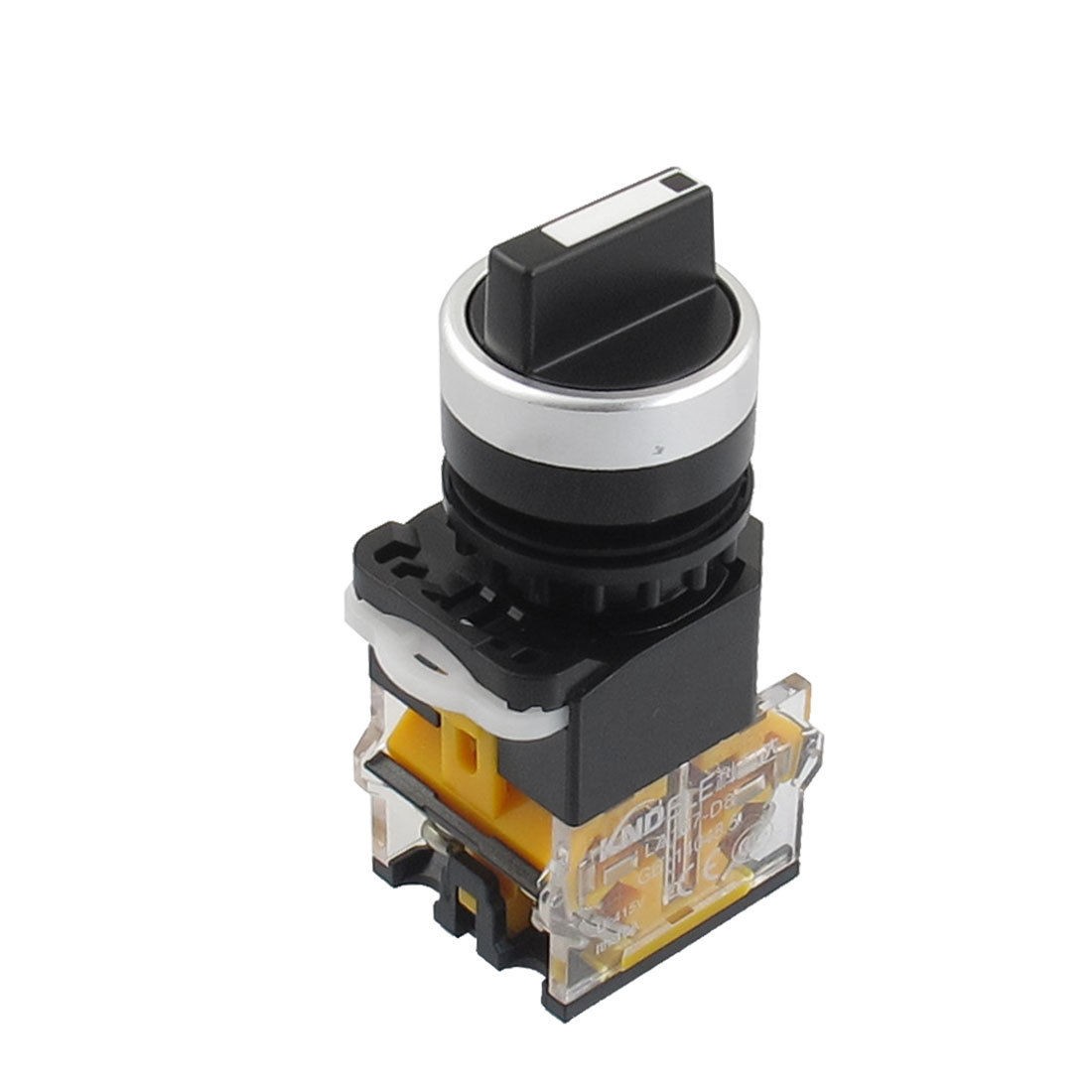 415V 10A Latching On/Off/On 3 Position Rotary Selector Switch 22mm