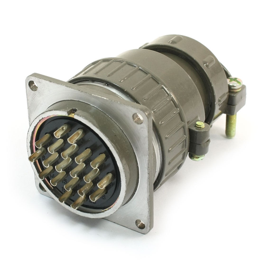 P48 20 Core 48mm 20 Pin Stepper Motor Aviation Connector Plug