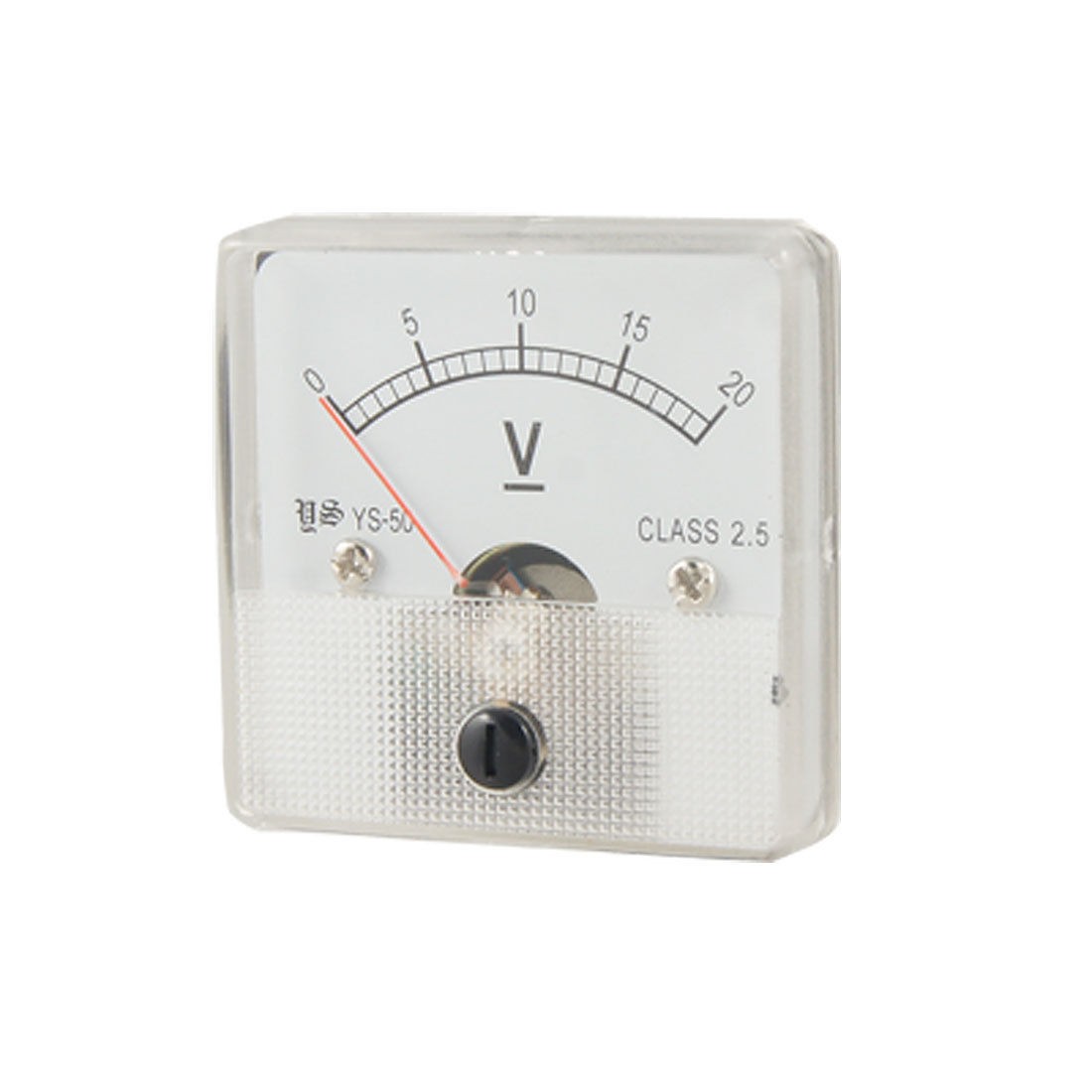 DC 0-20V Fine Tuning Dial Voltmeter Voltage Panel Meter 20V