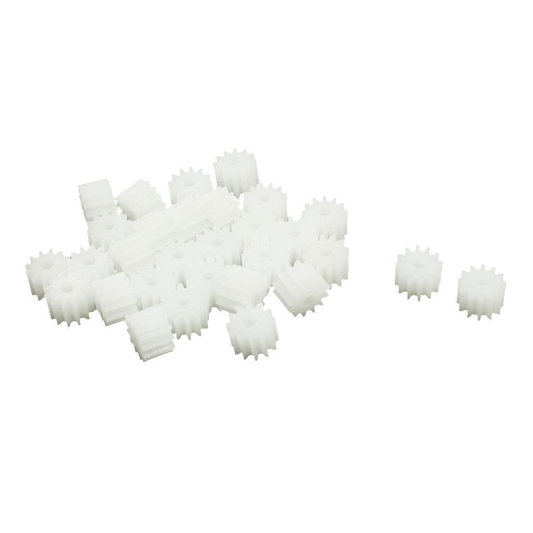 RC Airplane 12 Teeth Single Steering Motor Spindle Spur Gear 7mmx2mm 30Pcs