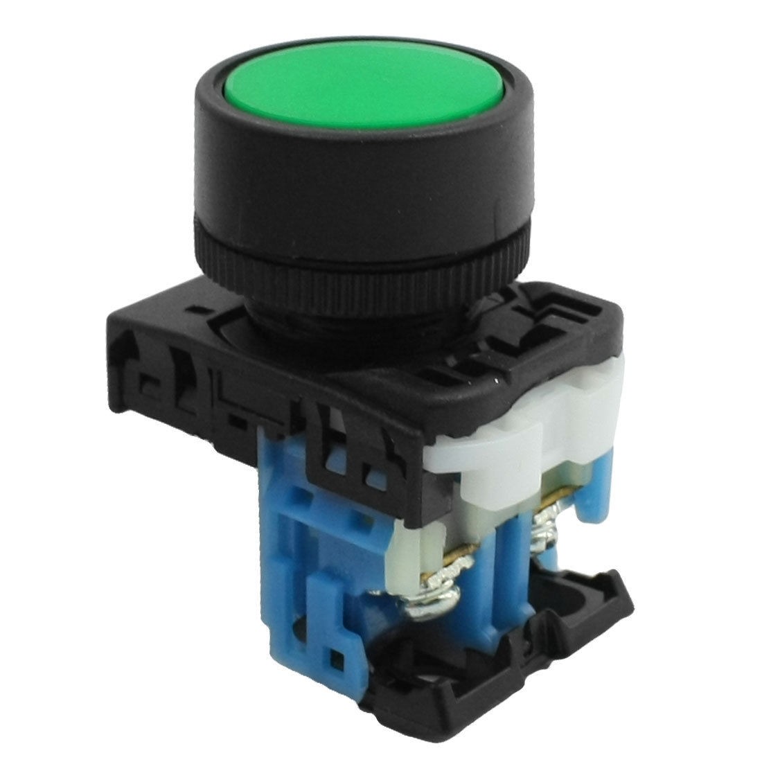 Replacement Momentary SPST Green Round Push Button Switch AC 250V 6A