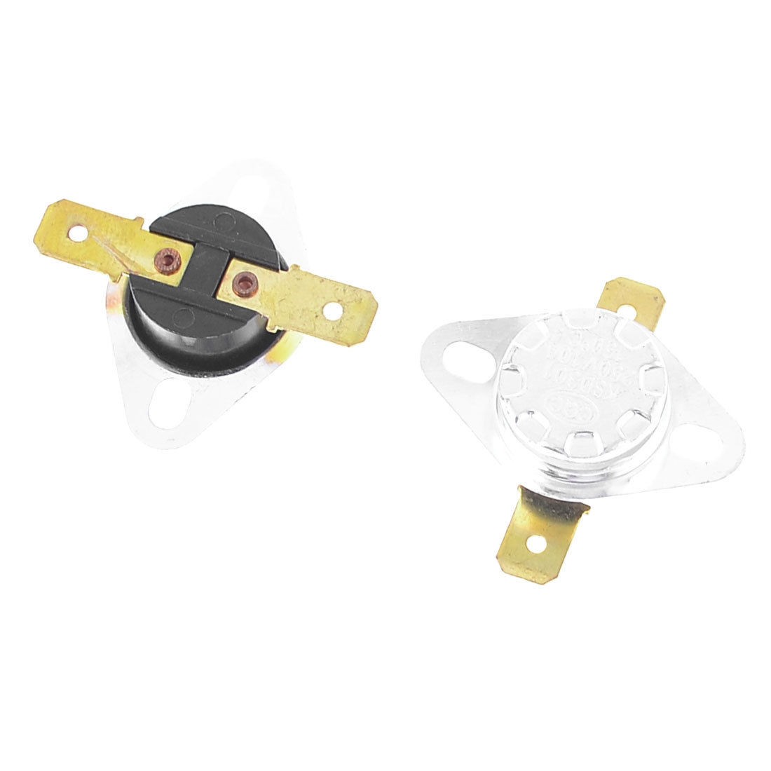 2 Pcs KSD301 150 Celsius AC250V 10A Temperature Control Switch Thermostat