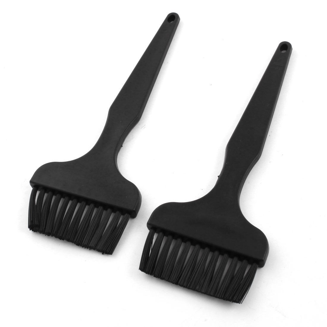 Black Straight Handle PCB Rework Anti Static ESD Brush Cleaning Comb 2 Pcs