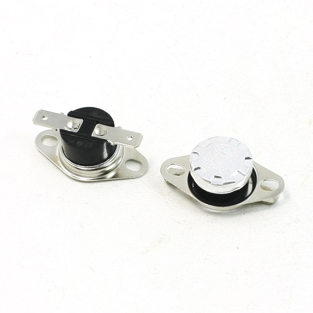 2 Pcs 125C Celsius KSD301 Model 2 Pin Temperature Control Switch 10A AC 250V