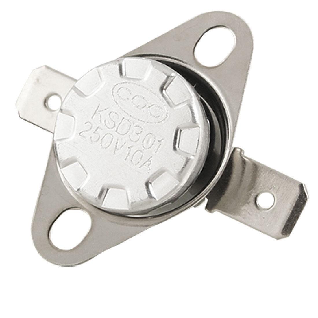 250V 10A Temperature Control Switch Thermostat 125C Celsius N.C. KSD301