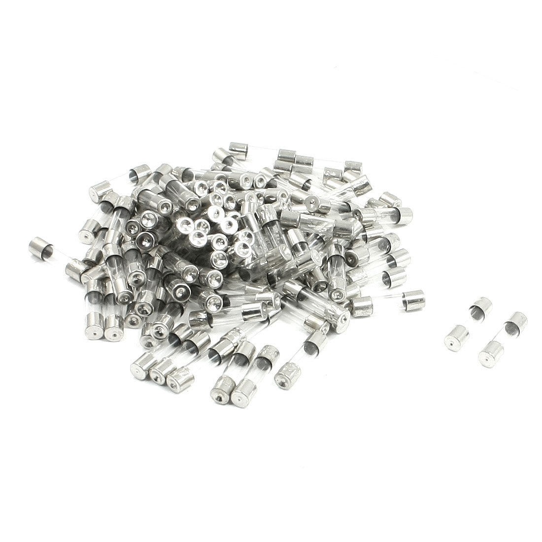 100 Pcs Low Breaking Capacity 5 x 20mm Fast Blow Glass Tube Fuses 1A 250V