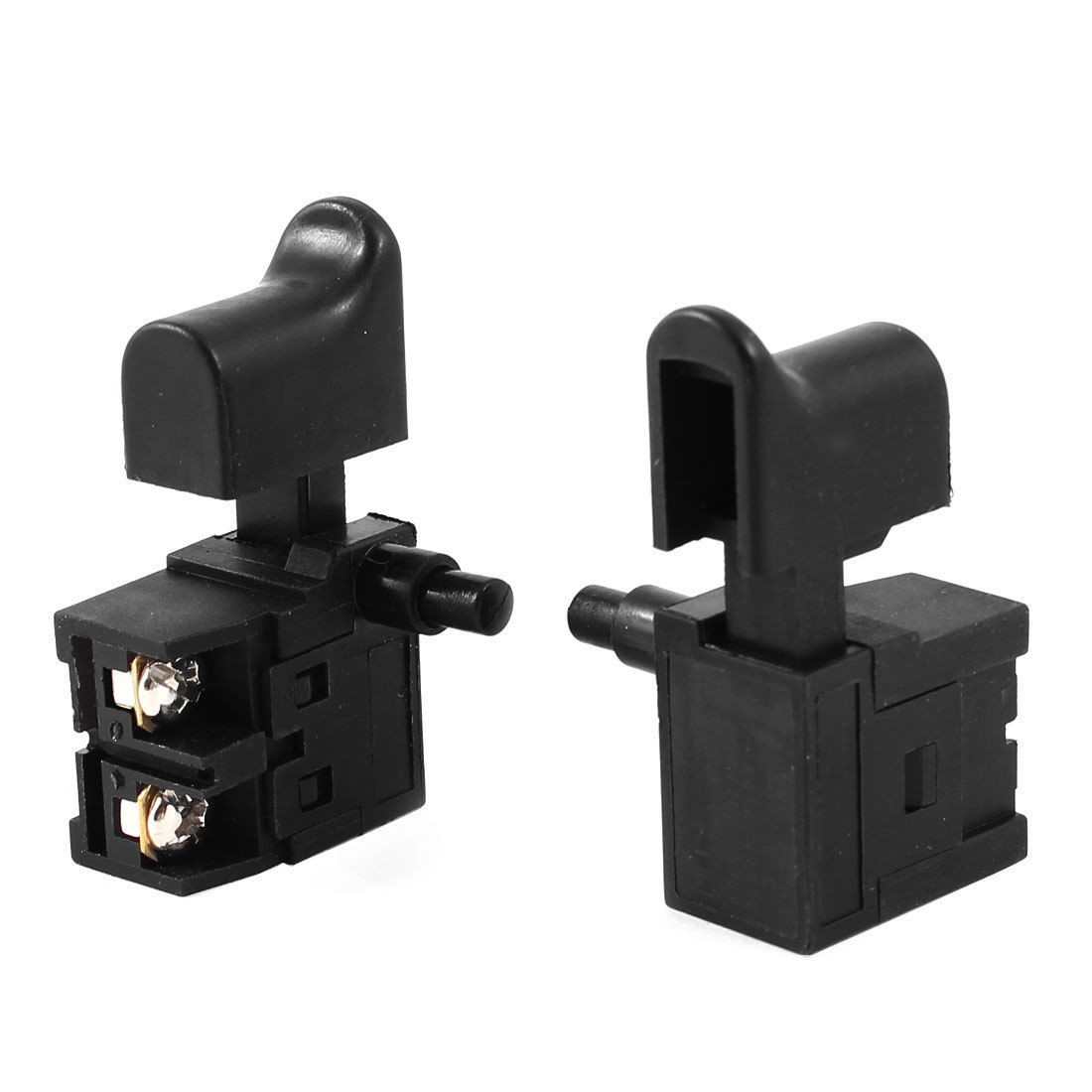 2 Pcs Electric Power Tool SPST NO Momentary Type Trigger Switch AC 250V 8A