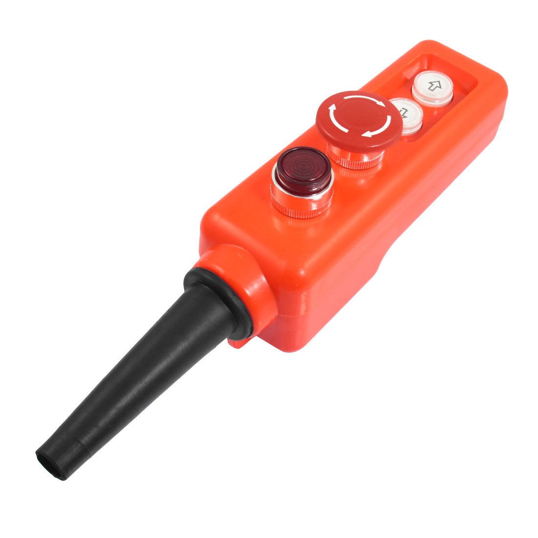 220V Red Light Mushroom Emergency Stop Up Down Hoist Crane Push Button Switch